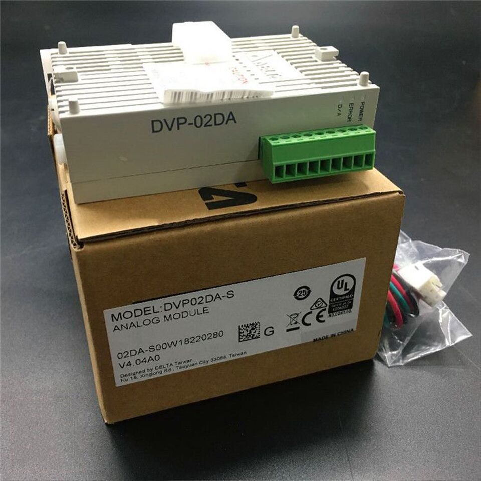 new Delta DVP02DA-S PLC Analog Output Module One DVP02DAS - DELTA
