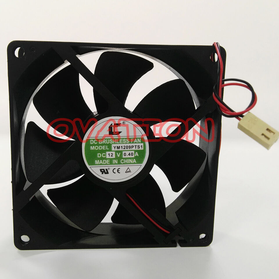 Used 12V 12mm 2-Wire Cooling Fan YM1209PTS1 - KOEED