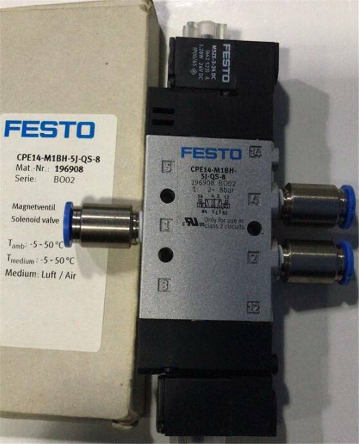 Festo CPE14-M1BH-5J-QS-8 Solenoid Valve - FESTO