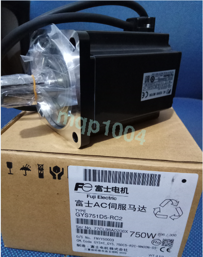1PC Fuji AC Servo Motor GYS751D5-RC2 PING - FUJI AC
