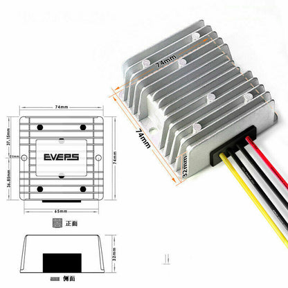 new 1PC 12V UP 19V Boost converter DC-DC 12V to 19V 150W 8A Power Step-Up Module - KOEED