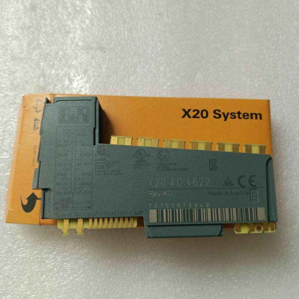 new  B&R X20AO4622 PLC Module In Box ping X20 AO 4622