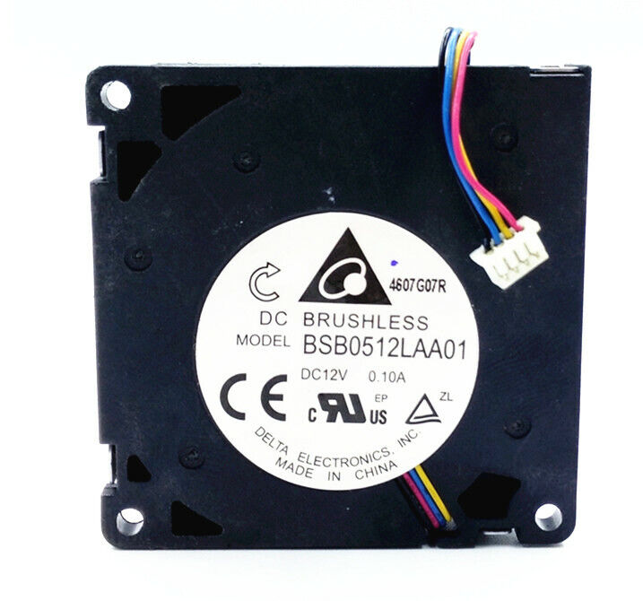 used DELTA BSB0512LAA01 12V 0.10A 50*50*10mm 5010 4-pin PWM turbo blower cooling fan - DELTA