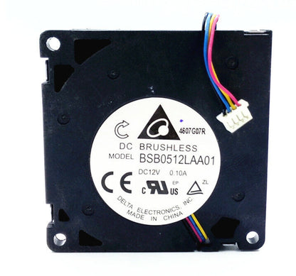 used DELTA BSB0512LAA01 12V 0.10A 50*50*10mm 5010 4-pin PWM turbo blower cooling fan - DELTA