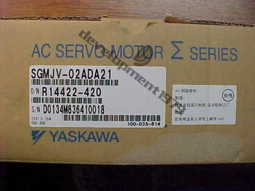 new ONE YASKAWA SGMJV-02ADA21 AC SERVO MOTOR SGMJV02ADA21