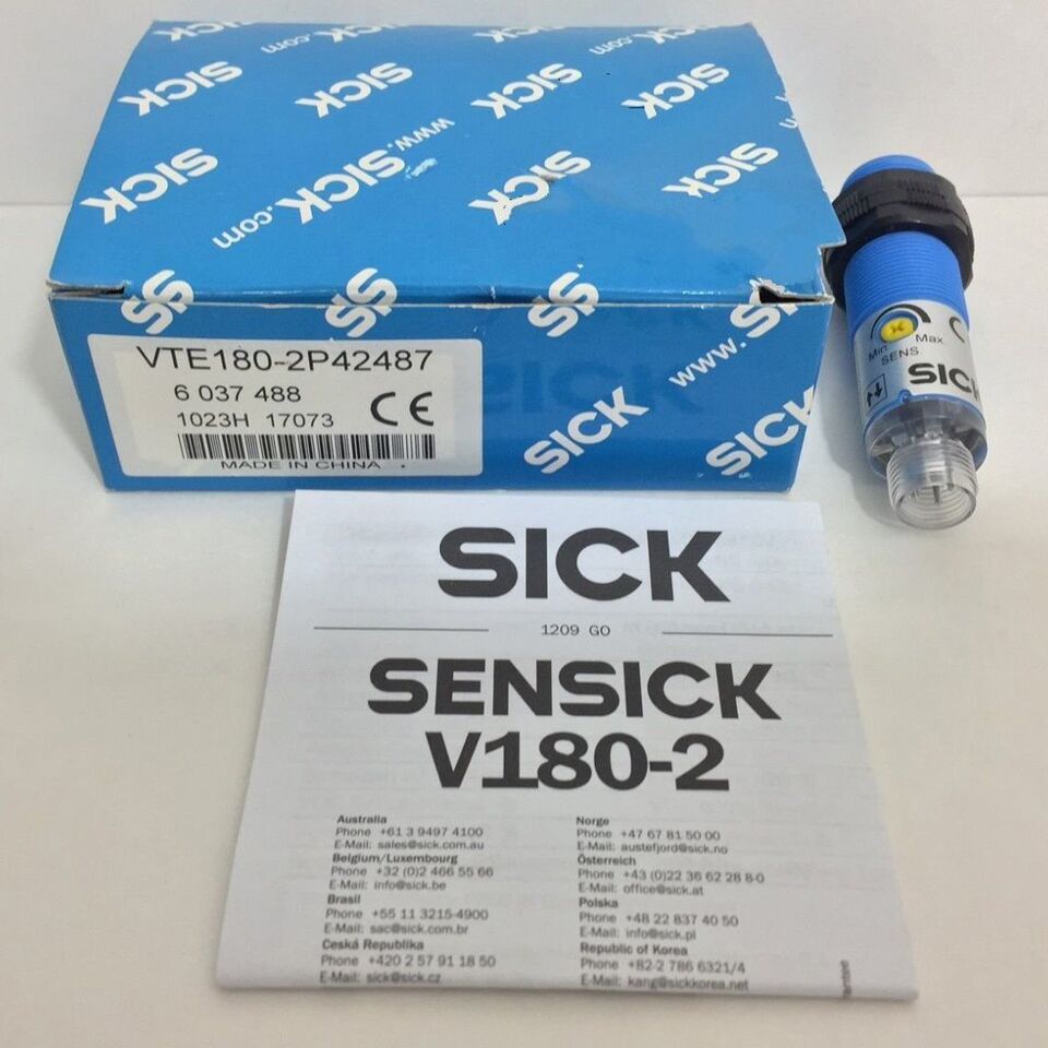 new SICK VTE180-2P42487 Photoelectric Switch One VTE1802P42487 - SICK