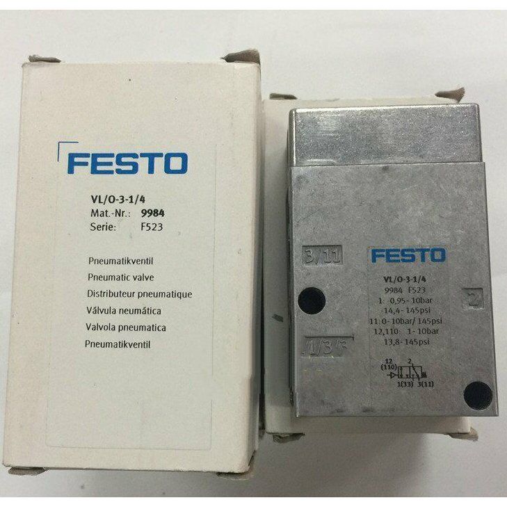 Festo VL/O31/4 Pneumatic Valve - Industrial Uses - FESTO