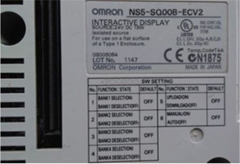 Omron NS5-SQ00B-ECV2 - OMRON