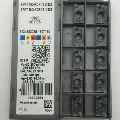 50PCS ISCAR APKT1604PDR-76 CNC Carbide Inserts - ISCAR