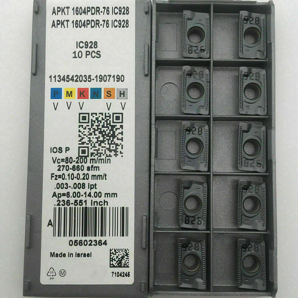 new Reorder 50PCS/Box ISCAR APKT1604PDR-76 IC928Carbide Inserts CNC ISCAR