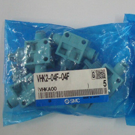new 5pc/1bag for SMC VHK2-04F-04F Valve Connector spot stock
