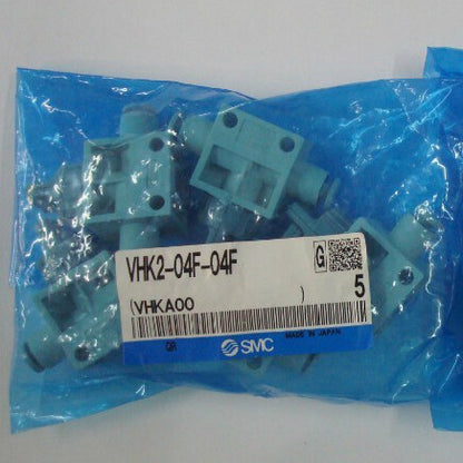 new 5pc/1bag for SMC VHK2-04F-04F Valve Connector spot stock