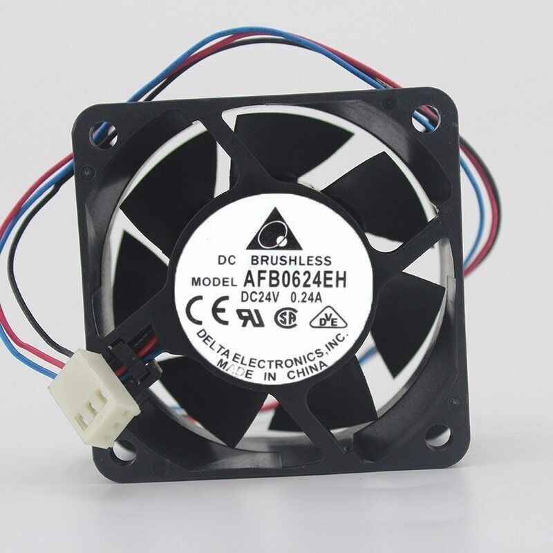 new 1PC Delta AFB0624EH 6cm 6025 60x60x25mm 24V DC 0.24A Extreme High Speed Fan - DELTA