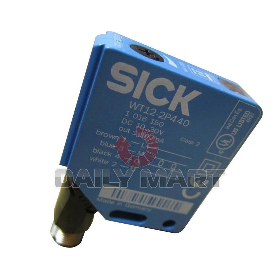 SICK WT12-2P440 PLC PHOTOELECTRIC PROXIMITY SENSOR PNP RED M12 - SICK