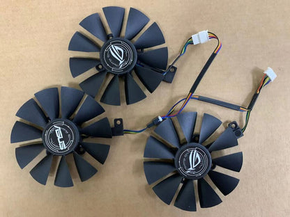 new 1PC graphics card cooling fan PLD09210S12H ROG STRIX-GTX 1080-A8G-GAMING - ROG