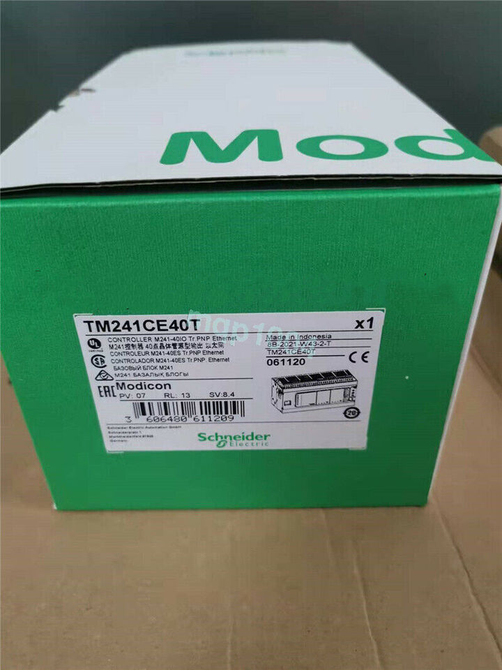 1PC Schneider TM241CE40T programmable controller TM241CE40T with ping functionality for industrial automation applications - SCHNEIDER