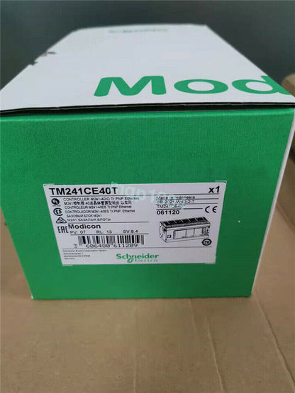 1PC Schneider TM241CE40T programmable controller TM241CE40T with ping functionality for industrial automation applications - SCHNEIDER