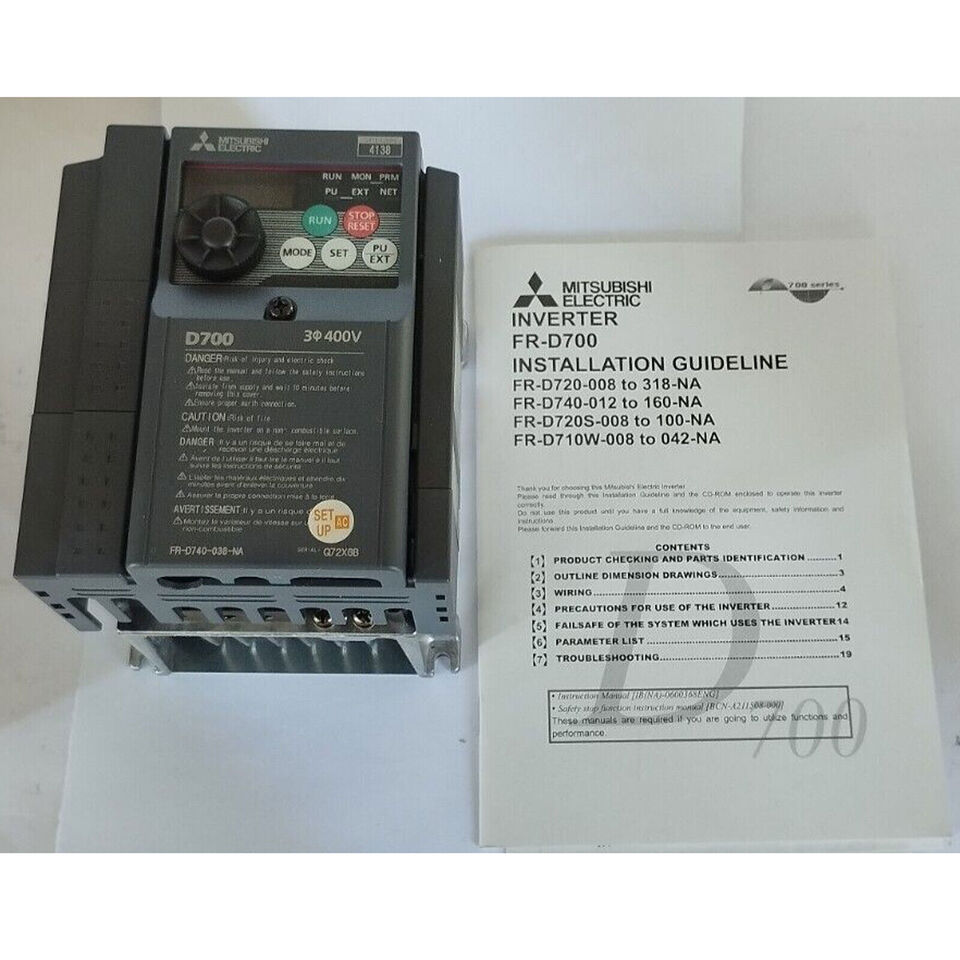 new Mitsubishi FR-D740-036-NA Inverter One ping FRD740036NA - MITSUBISHI