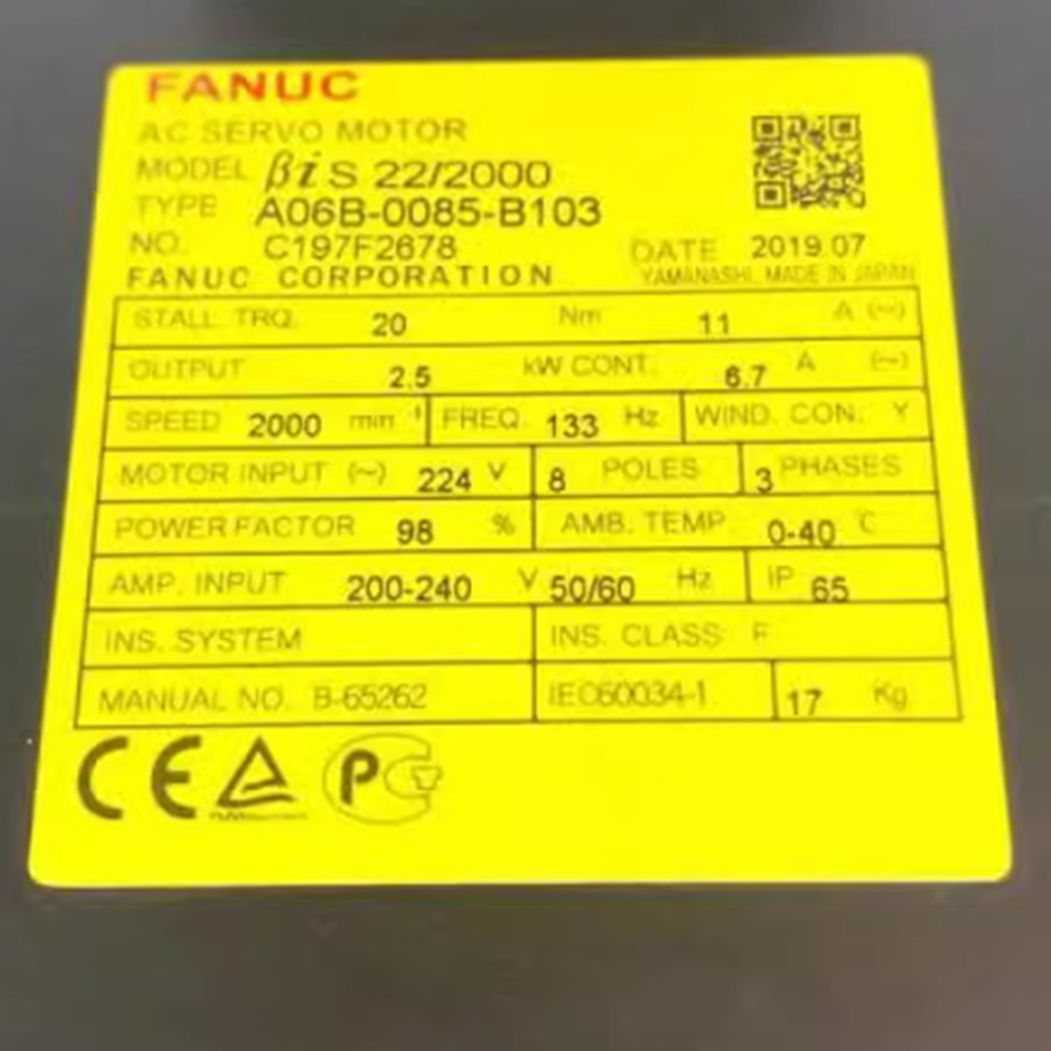 new 1PC  FANUC A06B-0085-B103 Servo Motor A06B0085B103 ping