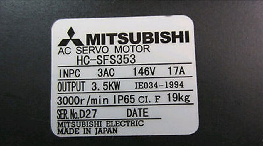 new 1PC Mitsubishi HC-SFS353 Servo Motor HCSFS353 ping - MITSUBISHI