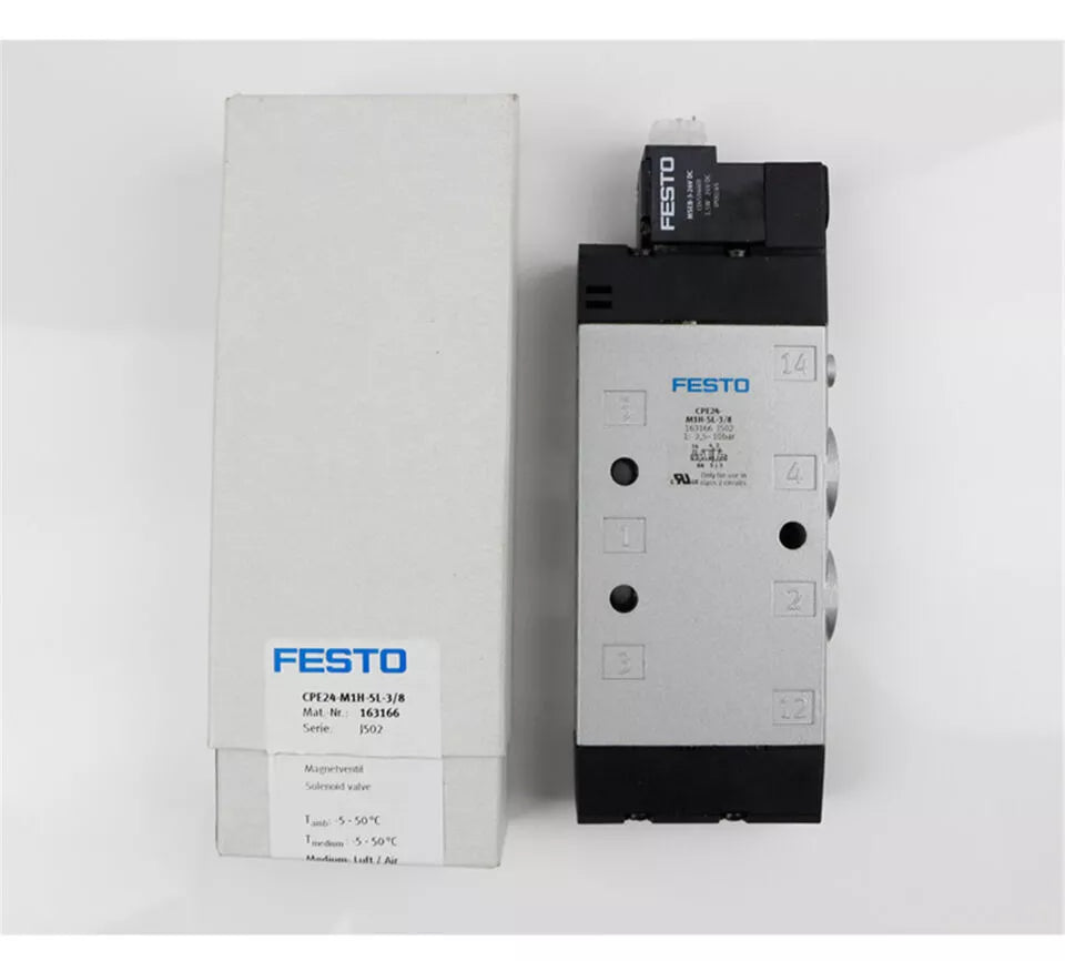 Festo CPE24-M1H-5L-3/8 Solenoid Valve - FESTO