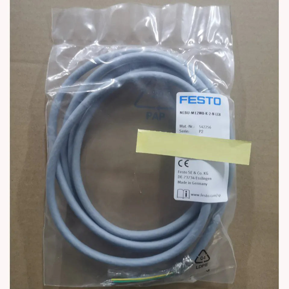 FESTO NEBU-M12W8-K-2-NLE8 Connecting Cable - FESTO