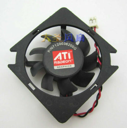 new 1PC ATI HD5450 graphics card fan PLA04710S12M 2-wire fan 12V 0.09A