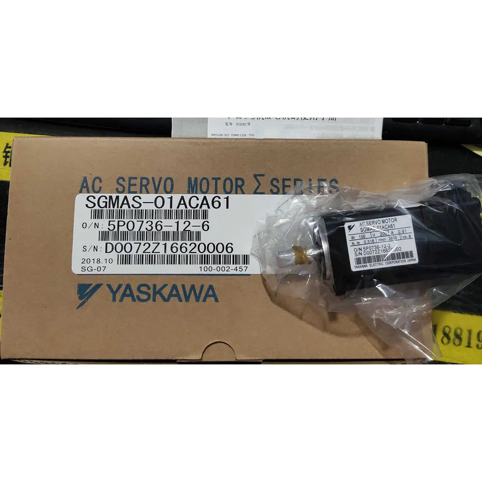 new 1PC YASKAWA SGMAS-01ACA61 AC Servo Motor SGMAS01ACA61 - YASKAWA