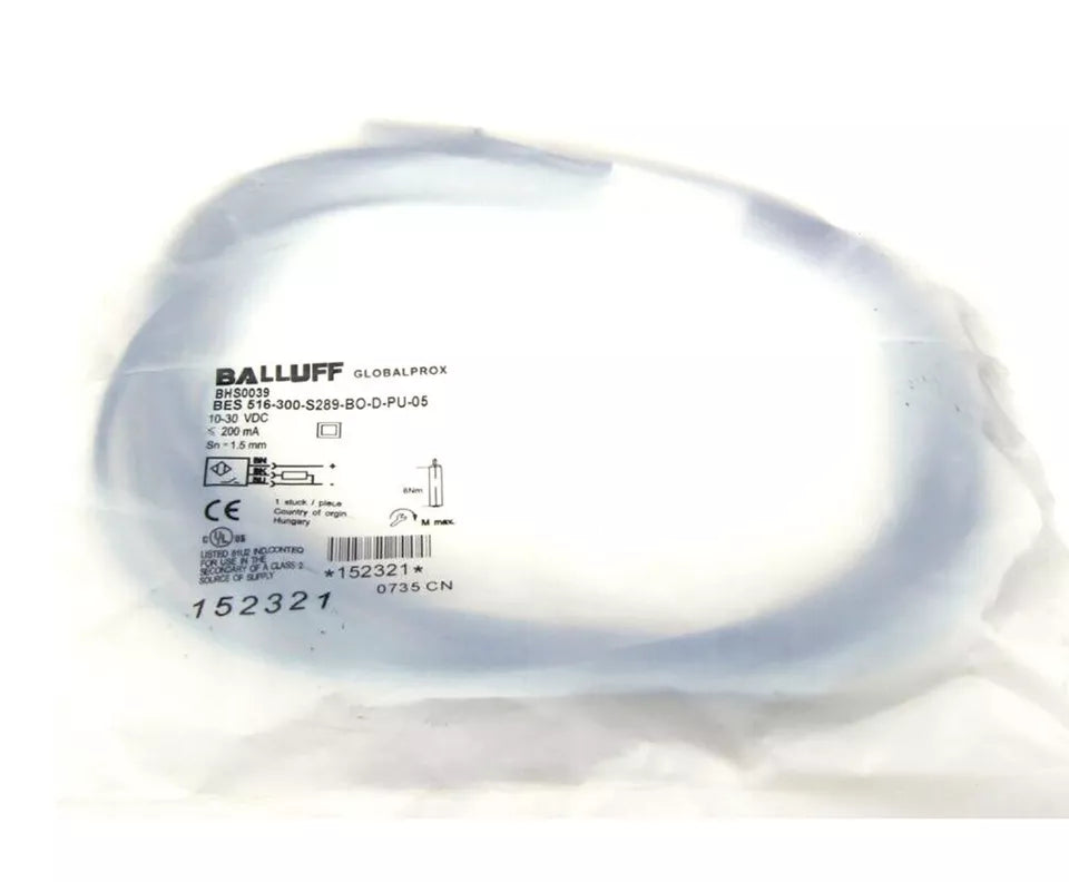 new 1PC BALLUFF BES 516-300-S289-BO-D-PU-05 Proximity Sensor - BALLUFF
