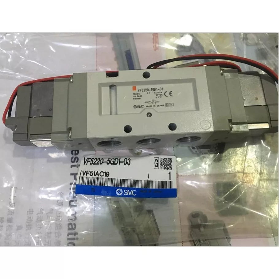 new 1PC SMC VF5220-5GD1-03 Solenoid Valve VF52205GD103 - SMC