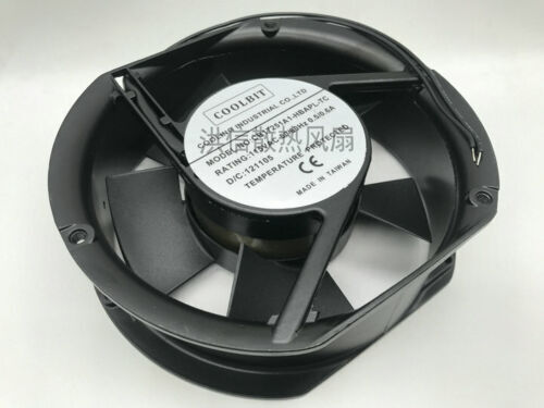 new 1 pcs COOLBIT Fan CB17251A1-HBAPL-TC 115VAC 0.5/0.6A 17251 17CM 2 Wire