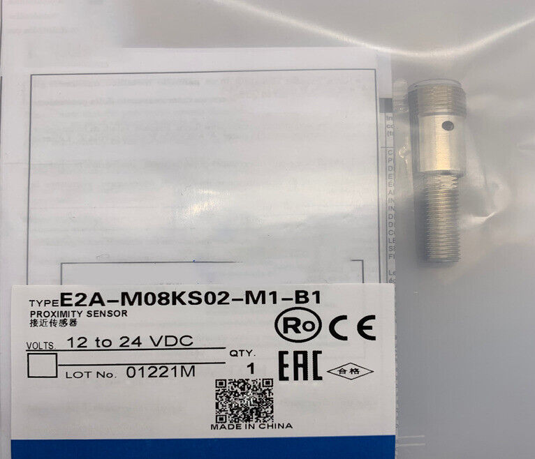 new Omron E2A-M08KS02-M1-B1 Proximity Sensor One E2AM08KS02M1B1 - OMRON