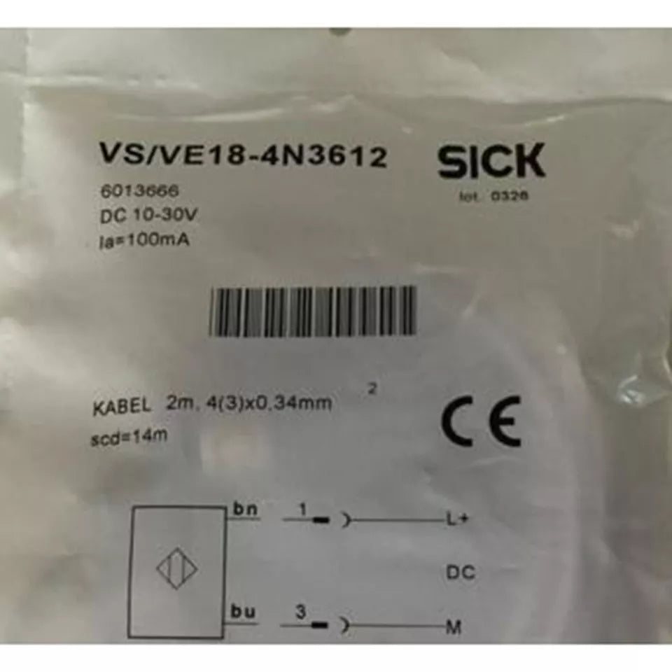 SICK SICK VS/VE184N3612 Photoelectric Sensor One VS/VE184N3612 - SICK