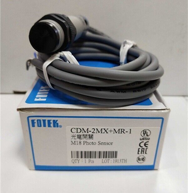 new 1PC  FOTEK CDM-2MX+MR-1 Photoelectric Sensor