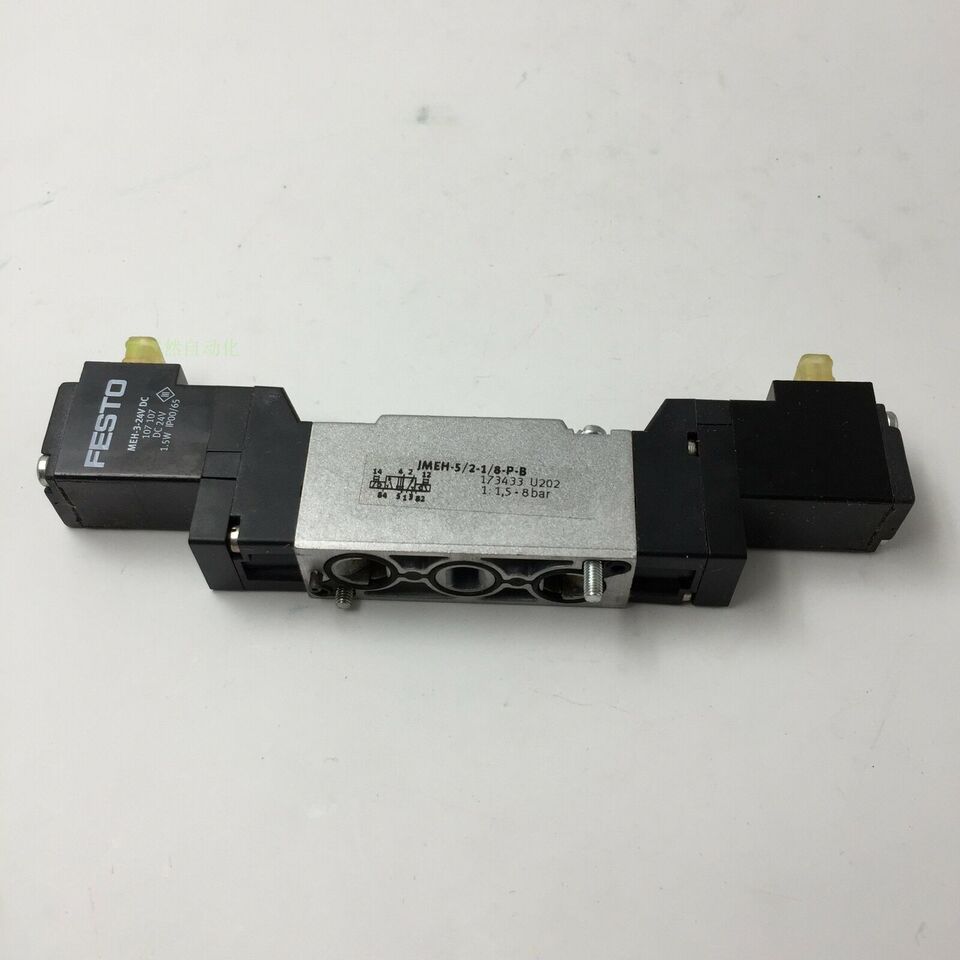 new Festo JMEH-5/2-1/8-P-B 173433 Solenoid Valve One JMEH5/21/8PB - FESTO