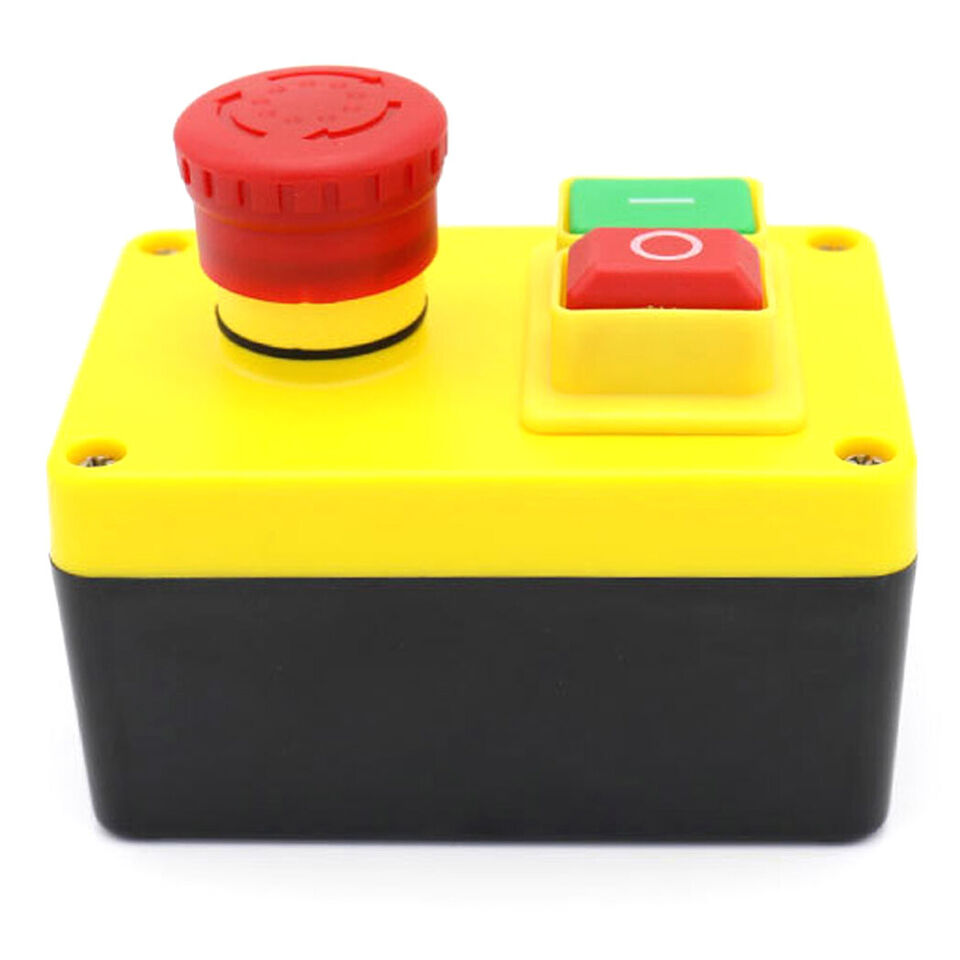 new For KEDU KJD17D-2 16A 220V Electromagnetic Emergency Safety Pushbutton Switches - KEDU