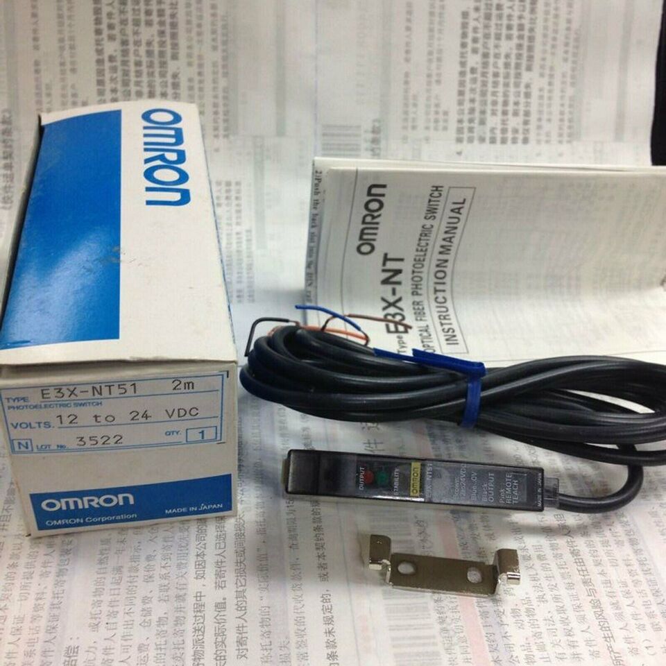 new Omron E3X-NT51 Photo Fiber Amplifier Sensor One E3XNT51 - OMRON