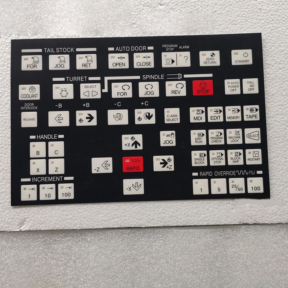 new For Hyundai Kia Wia Kiaturn SKT CNC Lathe Operating Membrane Key Film Overlay - HYUNDAI KIA