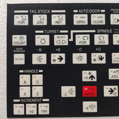 new For Hyundai Kia Wia Kiaturn SKT CNC Lathe Operating Membrane Key Film Overlay - HYUNDAI KIA