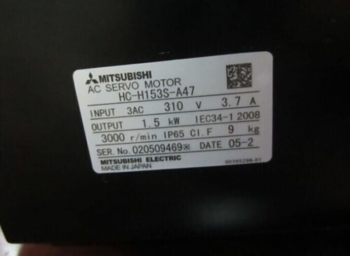new 1PC MITSUBUSHI HC-H153S-A47 AC SERVO MOTOR HCH153SA47 PING - MITSUBISHI