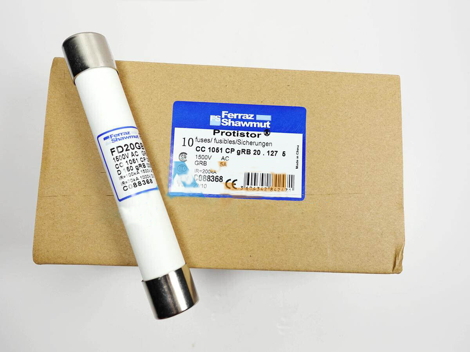 1-Piece Replacement for Ferraz Shawmut FD20GB150V5T 1500V 5A Quick Fuse - FERRAZ SHAWMUT