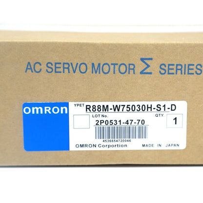 new One Omron R88M-W75030H-S1-D Servo Motor R88MW75030HS1D ping - OMRON