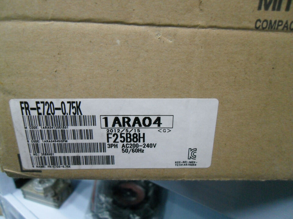 new 1PC MITSUBISHI FR-E720-0.75K Inverter FRE7200.75K In Box ping - MITSUBISHI