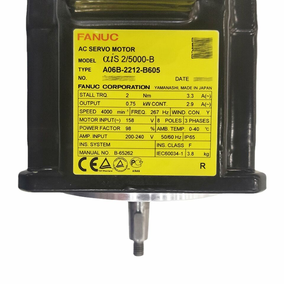 new 1PC Fanuc A06B-2212-B605 Servo Motor A06B2212B605 - FANUC