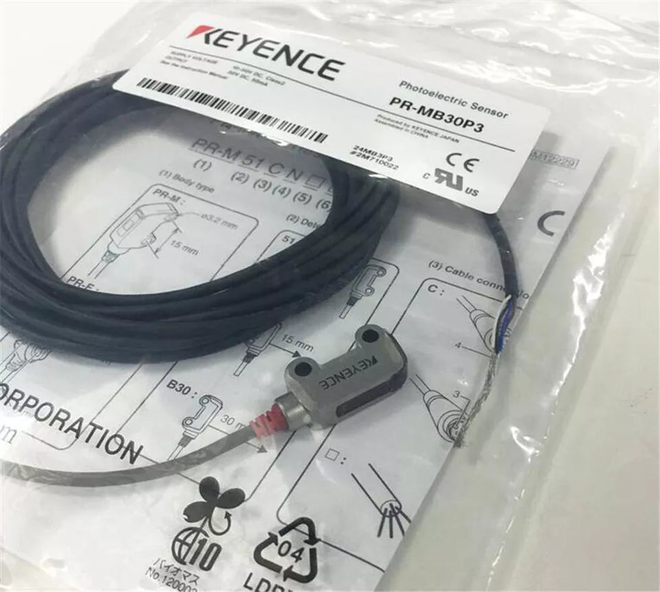new 1PC Keyence PR-MB30P3 Photoelectric Sensor PRMB30P3 - KEYENCE