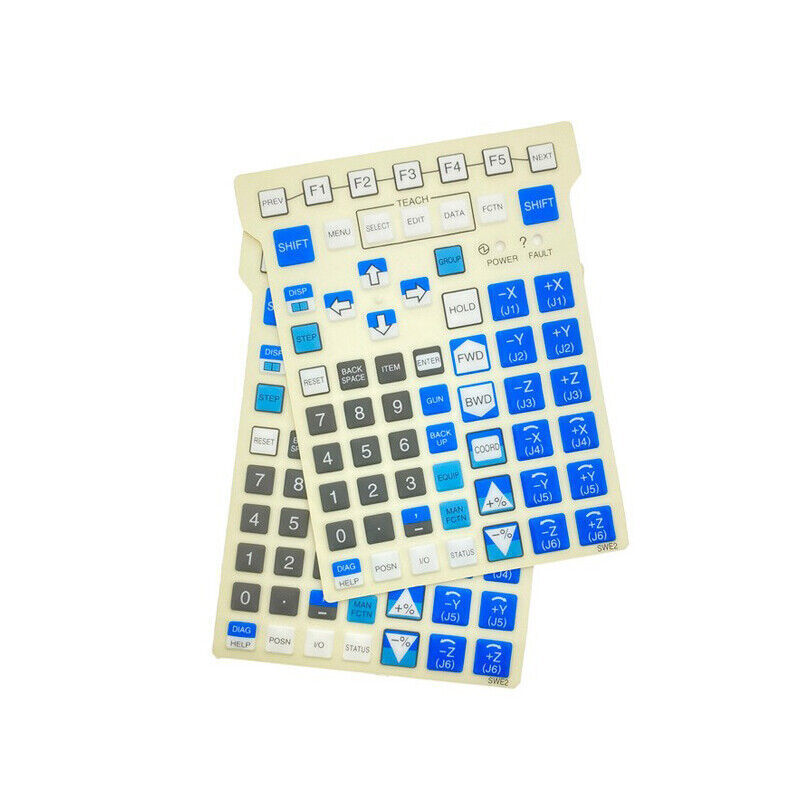 new SWE2 For FANUC Teach Pendant Membrane Button Protective Film KeyPad Overlay