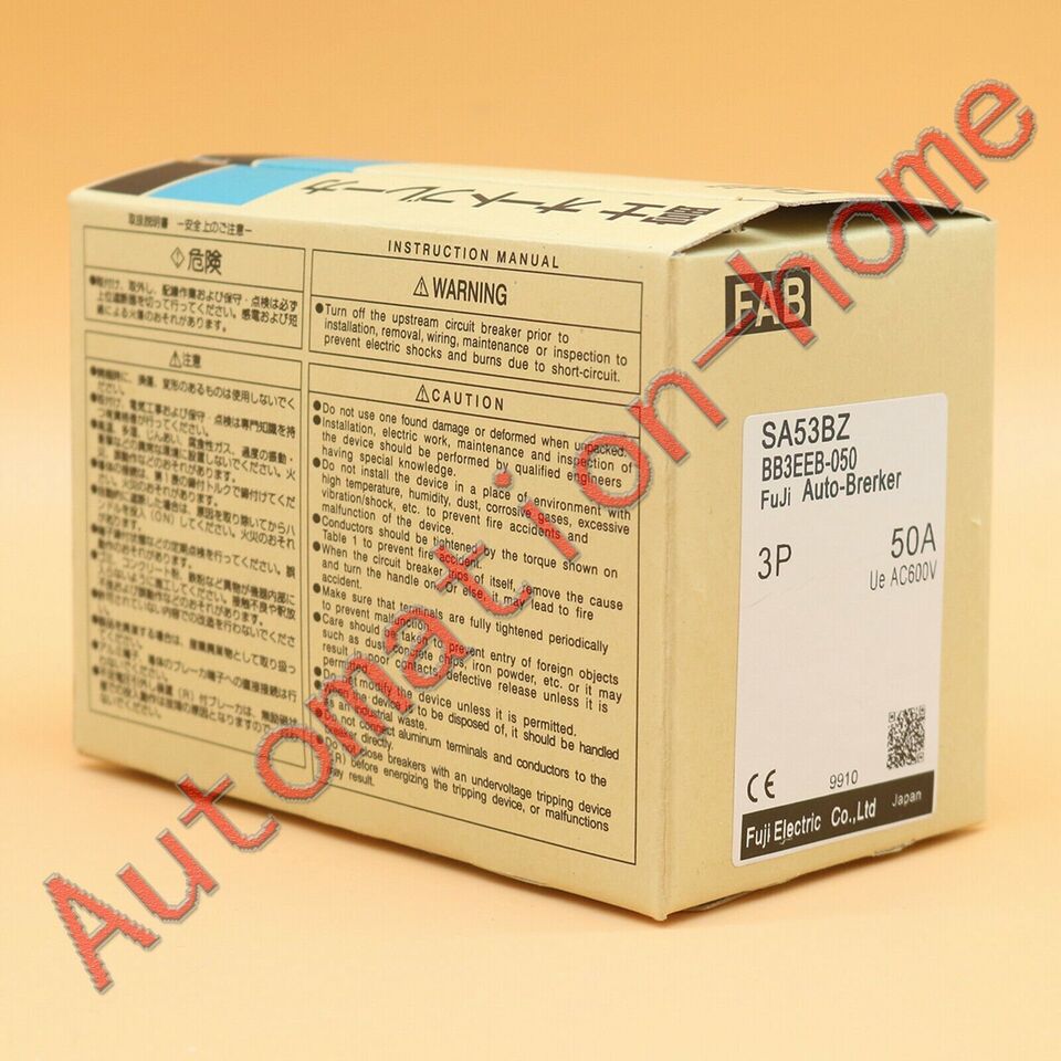 1PCS For Fuji SA53BZ 3P 50A Air Switch Breaker - FUJI