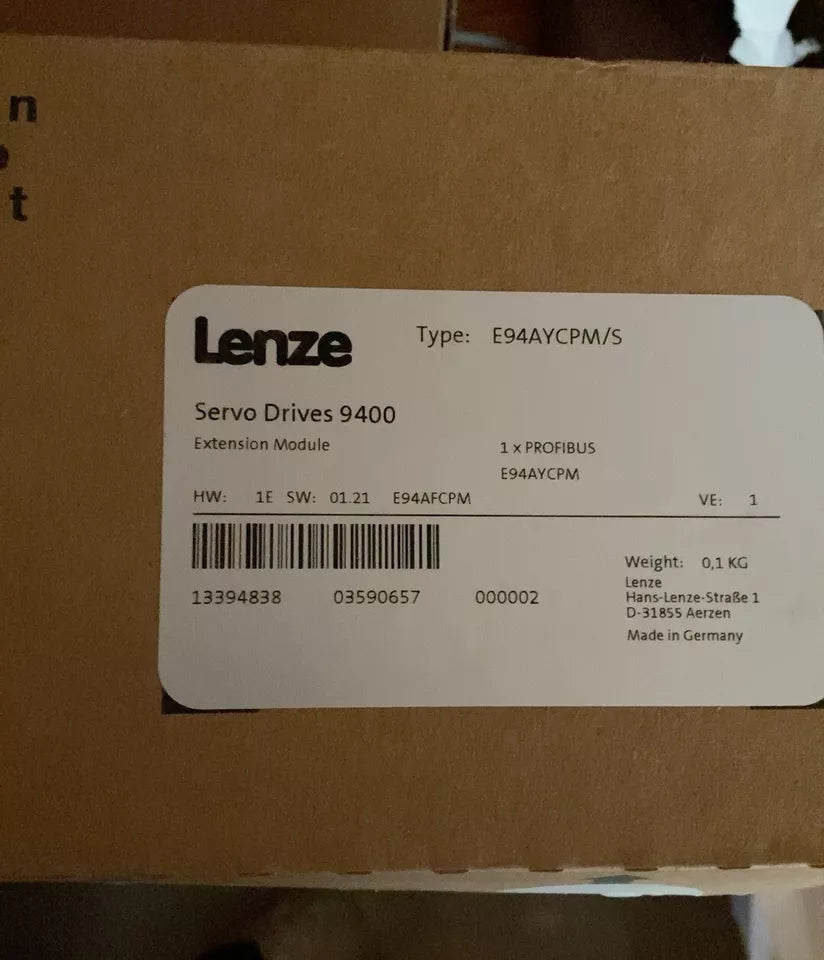 new One Lenze E94AYCPM/S E94AYCPM Servo Driver Moudle In Box ping - LENZE