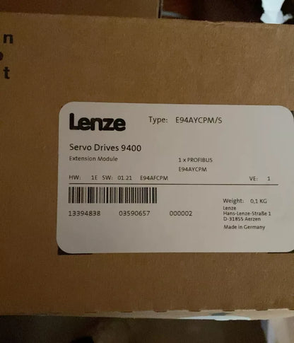 new One Lenze E94AYCPM/S E94AYCPM Servo Driver Moudle In Box ping - LENZE