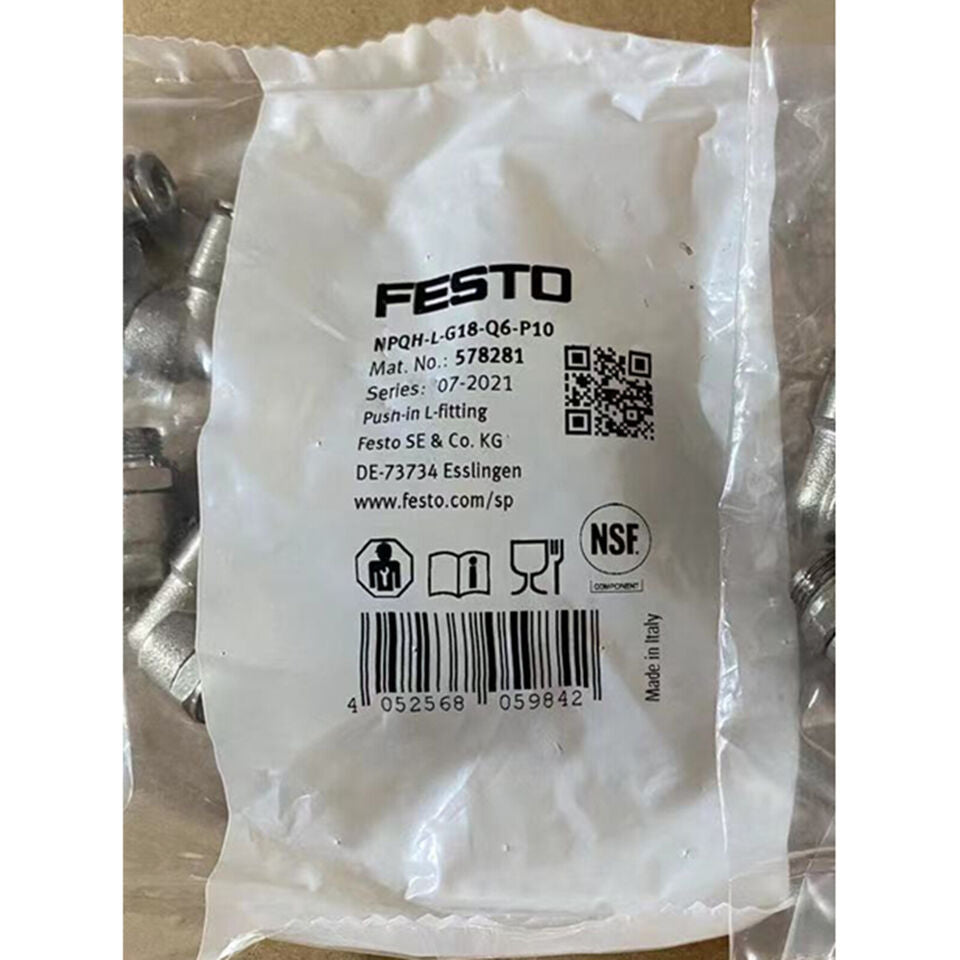 Festing NPQH-L-G18-Q6-P10 578281 Metal Connector - FESTING